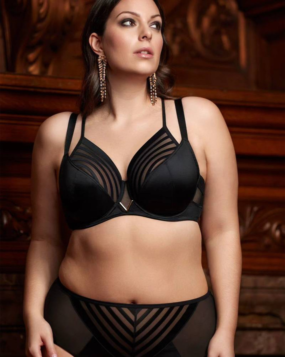 K810 Yoko Biustonosz miękki Gorsenia - czarny 