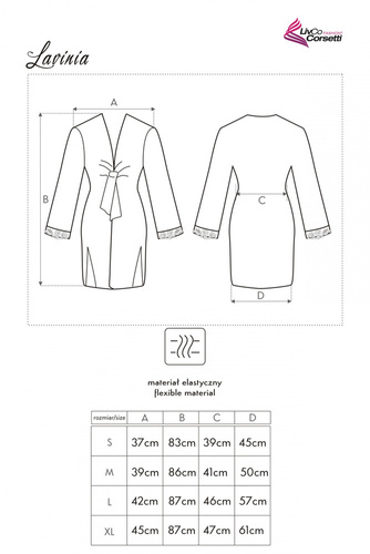 Lavinia LC 90023 Szlafrok damski LivCo Corsetti