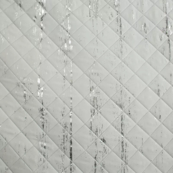 Blink 1 narzuta dekoracyjna Design91 biały/srebrny