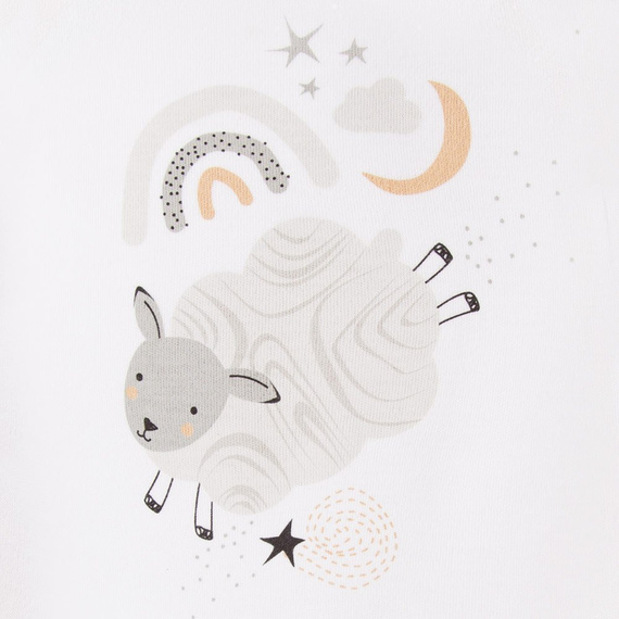 Mellow Body Kopertowe z nadrukiem Ewa Klucze- biały