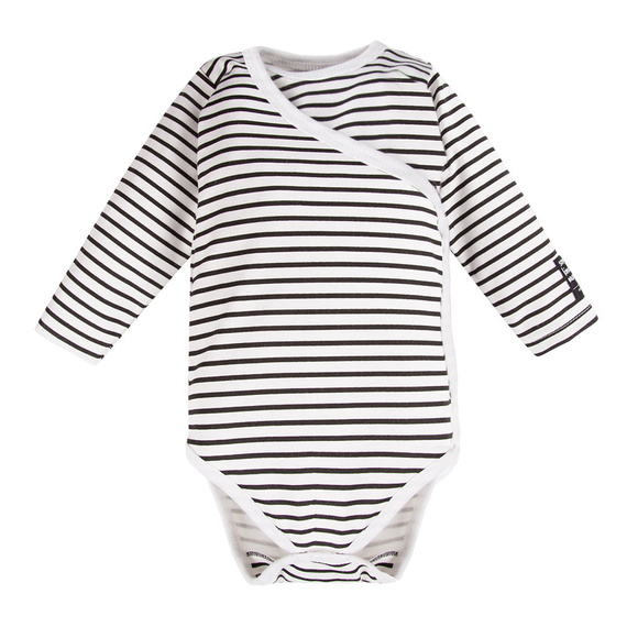 Magic Body z długim rękawem rozpinane Eevi- białe paski