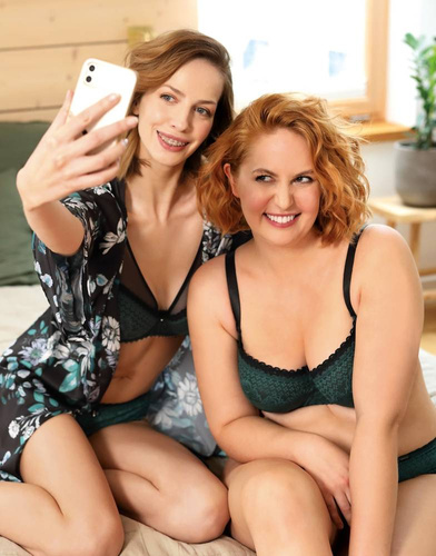 Xena Podomka Szlafrok Damski Nipplex - zielony