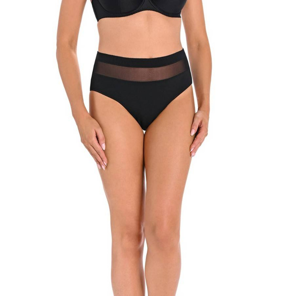 1126 Vera Figi z wysokim stanem Teyli - czarny