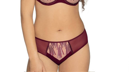 1942 Biustonosz miękki Ava bordowy