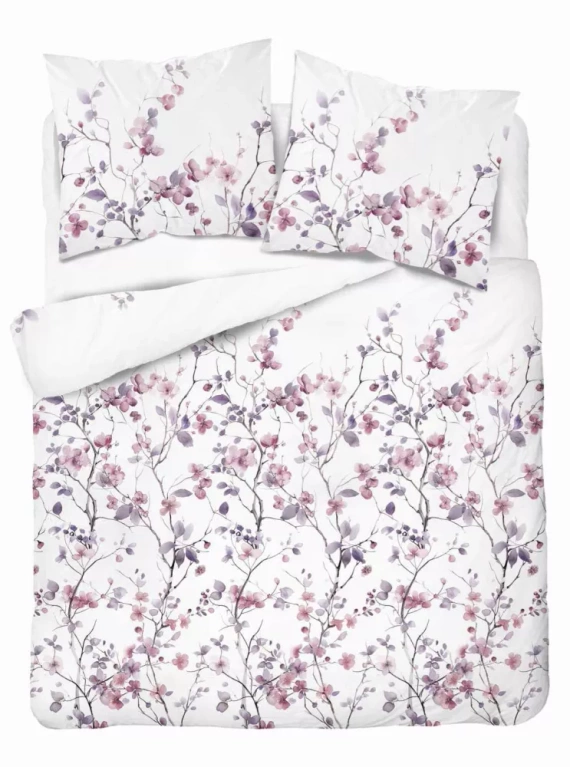 5490 B Pościel satynowa Detexpol Satin Stories biały | 100% bawełna, splot satynowy, zamek, opakowanie prezentowe