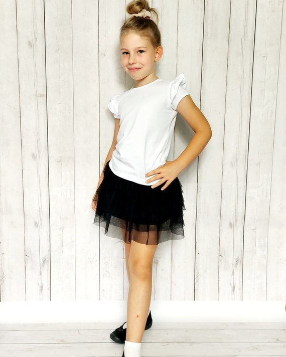 Kasia bluzka z krótkim rękawem Bambarillo biały 