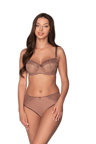 BS 1107 Elena Biustonosz półusztywniany Gaia mokka