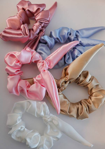 Gumka satynowa DKaren - biały