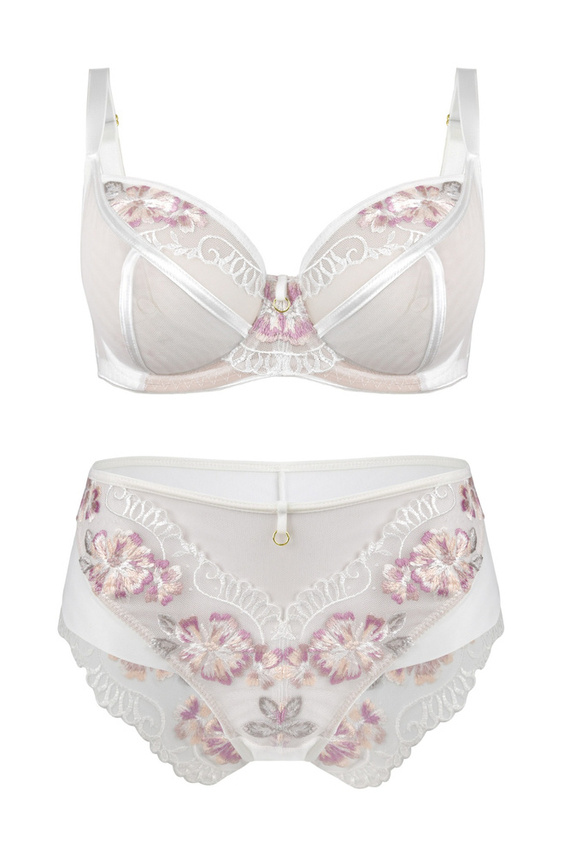 19102 Folk Biustonosz miękki soft Mediolano milk