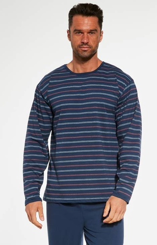 138/44 Various Piżama męska Cornette- granatowy