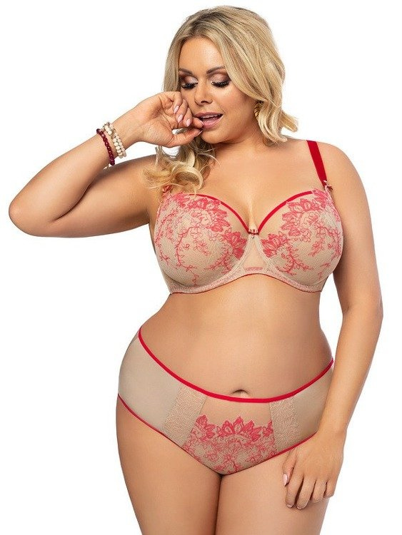 K 466 Morning Glory Figi damskie brazyliany GORSENIA -beżowy