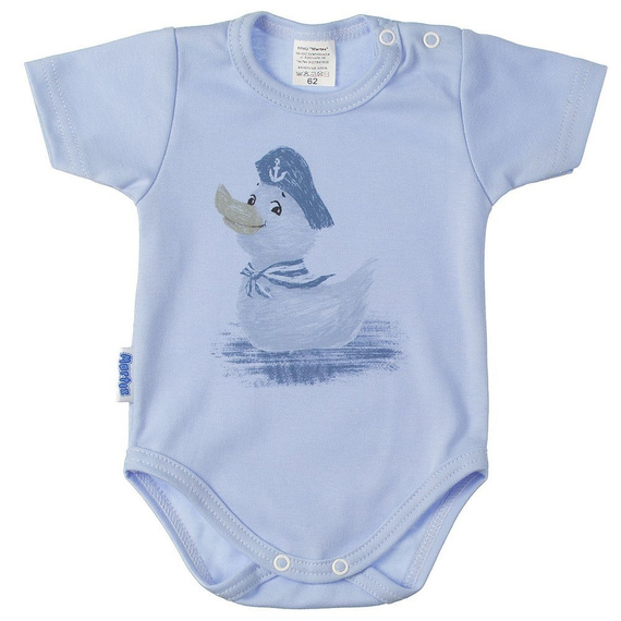 Latarnik body niemowlęce krótki rękaw Martex szary