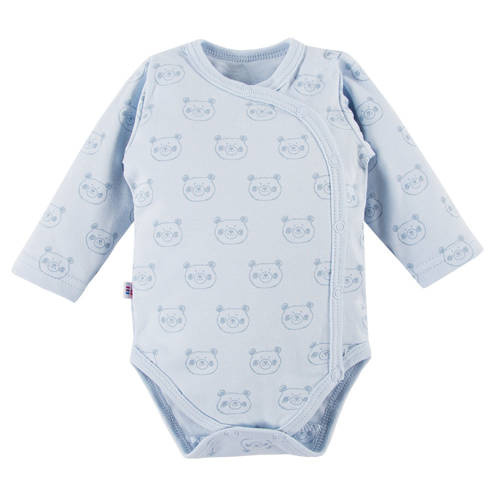 Big Bear Body rozpinane z długim rękawem Eevi - niebieski