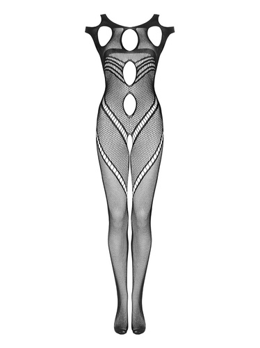 G322 Teddy Body Obsessive - czarny