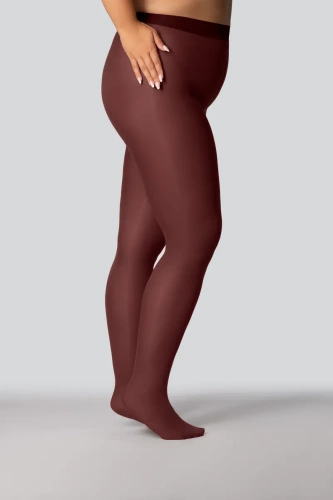 Elizabeth Rajstopy Queen Size 70 den red wine– gładkie, matowe, kolorowe, komfortowe