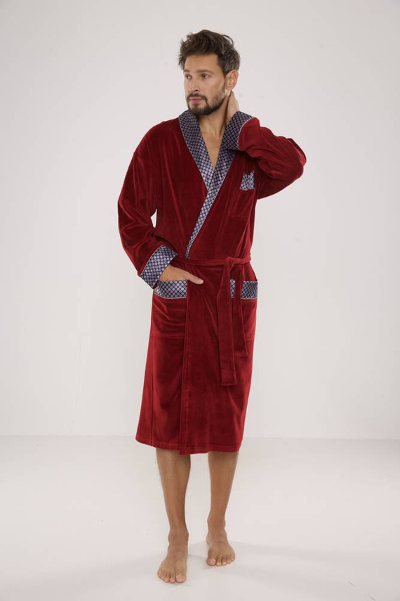 773 Bonjour szlafrok męski forex - bordo