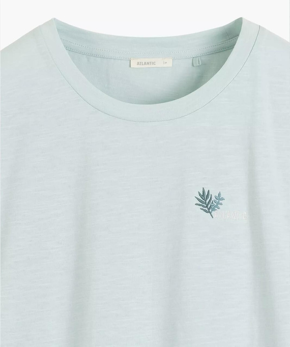 Atlantic NLD-002 Koszula nocna bawełniana 100% T-shirt miętowa