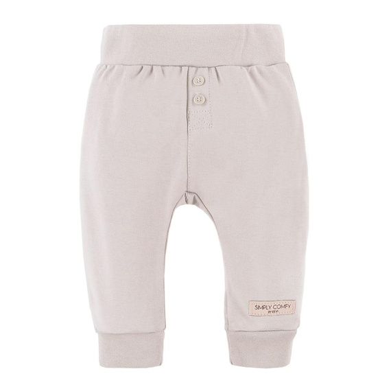 Simply Comfy Spodnie bawełniane Eevi-beżowe
