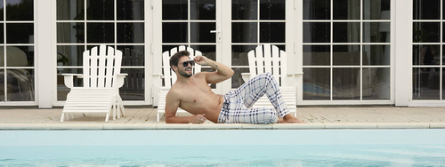 Gilbert Spodnie piżamowe Italian Fashion - druk