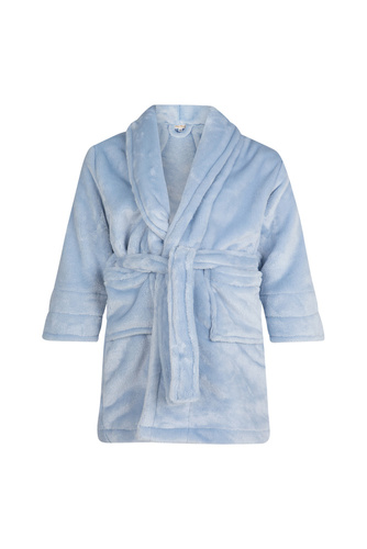 Calido Szlafrok dziecięcy polarowy ByShelly - błękitny