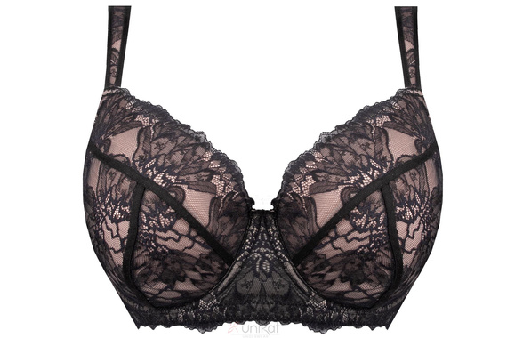 Unikat Kiana biustonosz Full Cup usztywniany czarny