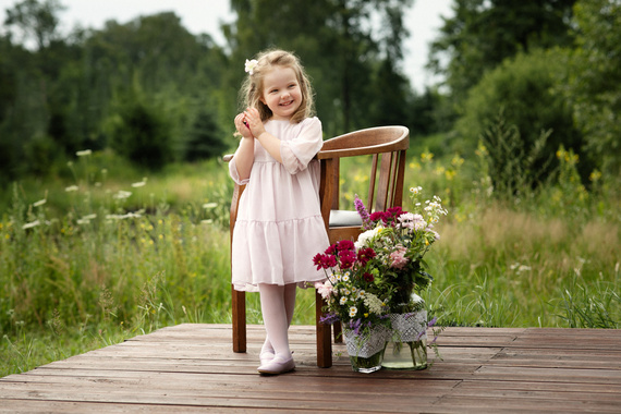 Charlotte Sukienka z długim rękawem Pinokio - fiolet