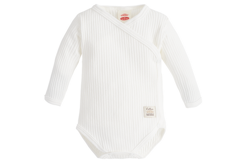 03234E "Natural Harmony" Body dzidziuś z długim rękawem Makoma ecru