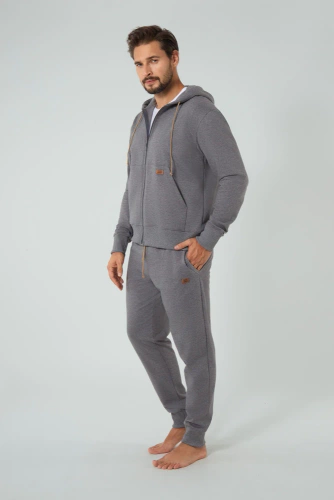 Darwin Spodnie dresowe męskie Italian Fashion - melanż