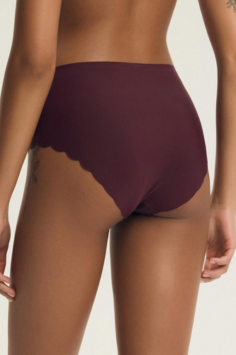 Figi 44418 K-002 Polly laser cut koronka 2-pak bordowy-różowy