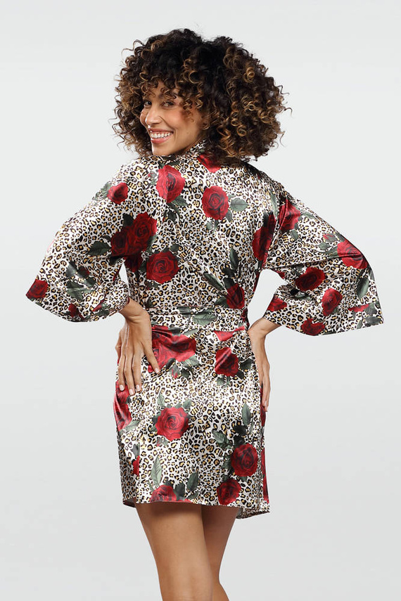 DK-P Flowers Podomka damska DKaren - ecru 006