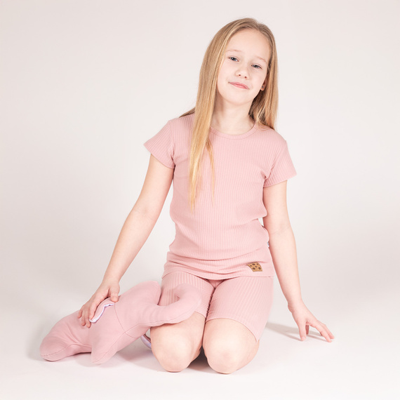 213200 Kolarki Legginsy "Nelly" Nicol - pudrowy róż