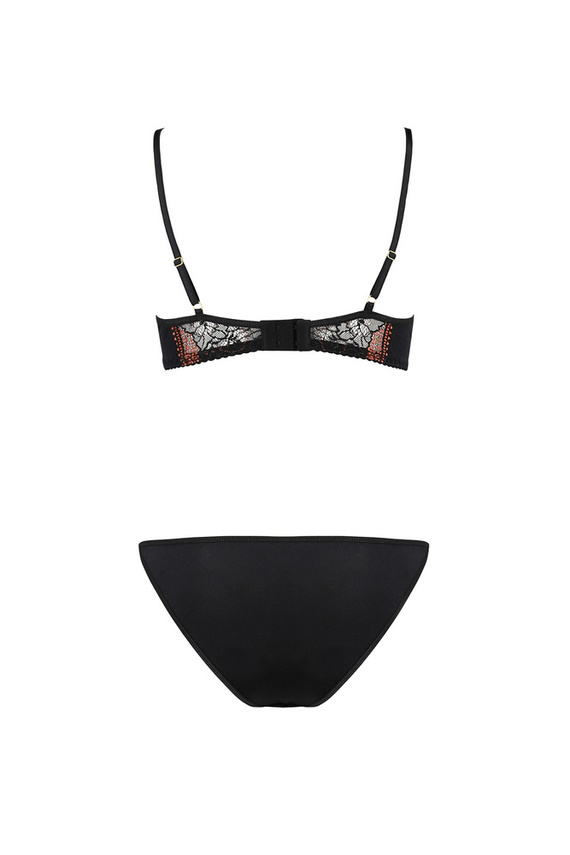Mirella Set Open Bra Komplet Casmir czarny