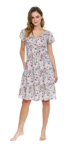 5136 Koszula Nocna do karmienia Doctor Nap - flowers