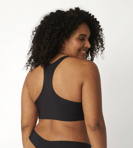 Zero feel Racerback Top na ramiączkach Sloggi - black 