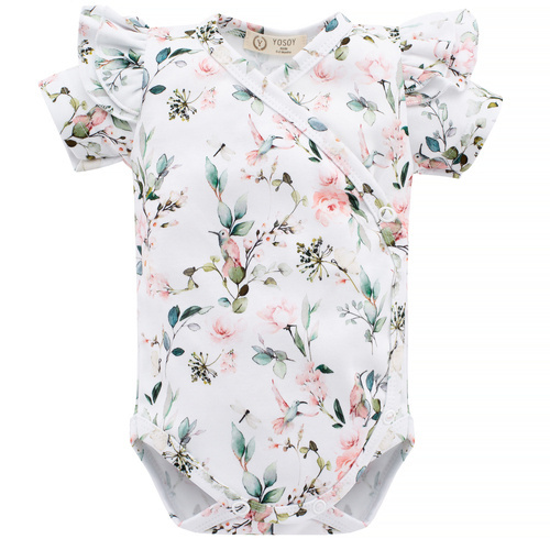 Secret Garden on white Body z falbankami Yosoy