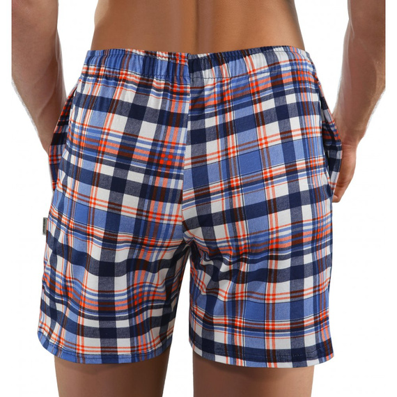 Milo 2 Krótkie spodnie piżamowe Sesto Senso kratka 06 chaber