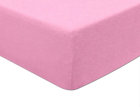 Prześcieradło frotte z gumką 005 Darymex różowy