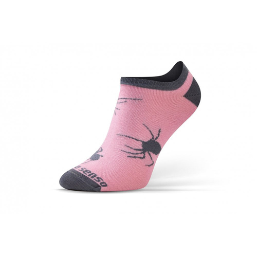 Pajączki Muchy Skarpety stopki finest cotton dwie różne Sesto Senso różowy