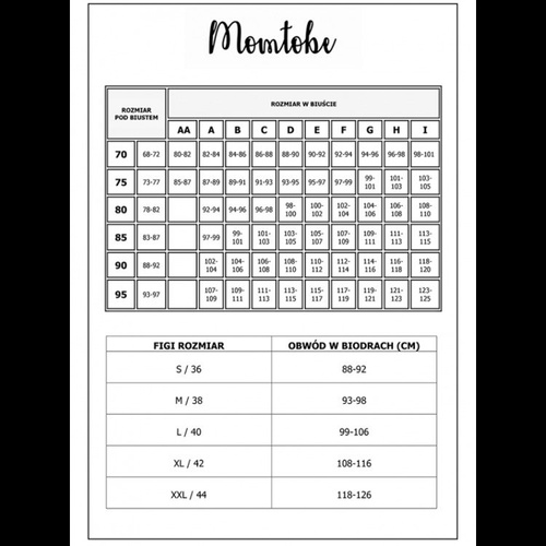 Prestige Figi damskie Momtobe czarny 