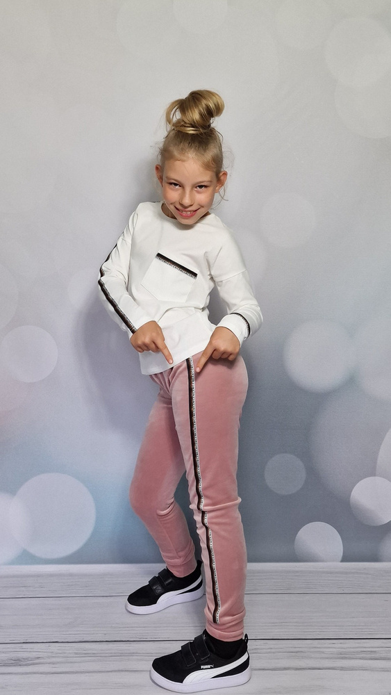 Nice bluzka z długim rękawem Bambarillo ecru-czarny