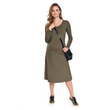Lilly sukienka ciążowa 9fashion khaki