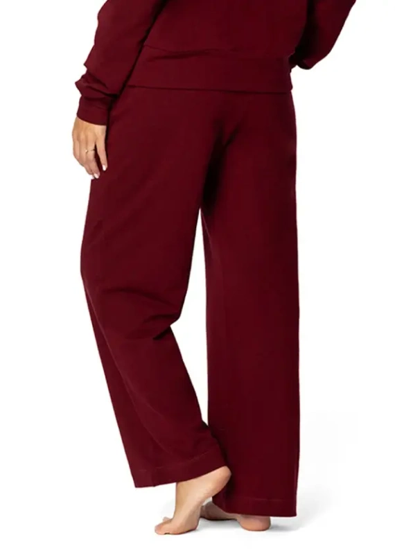 DK-K-B8 Spodnie dresowe Dkaren - bordowy