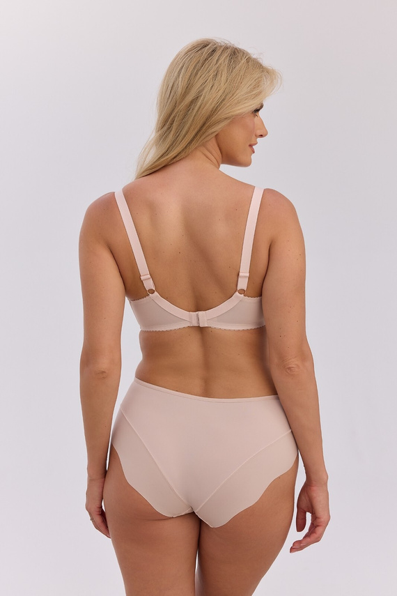 Figi Imogen różowe GFP 1357 Gaia – koronka i mikrofibra, bezszwowe brzegi