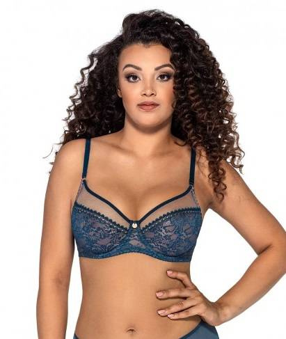 1396 Miękki Biustonosz Ava - zielony