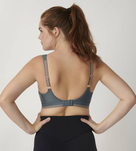 Biustonosz sportowy bez fiszbin Triaction extreme lite - grey