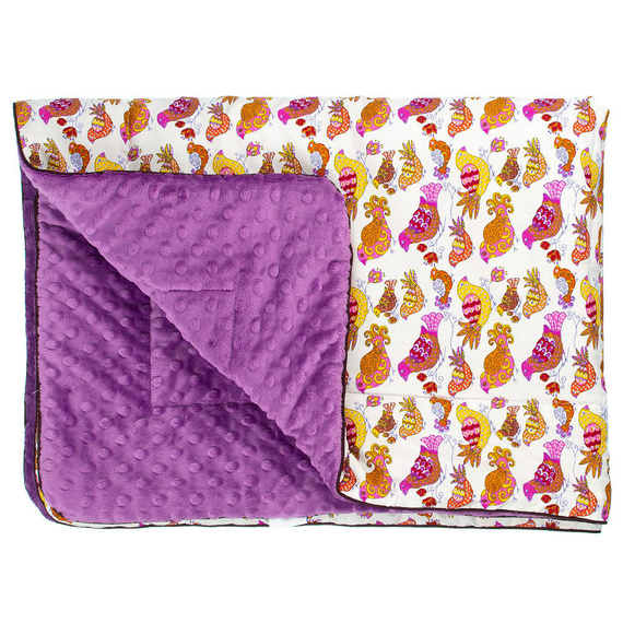 Papugi kocyk niemowlęcy Martex zielony