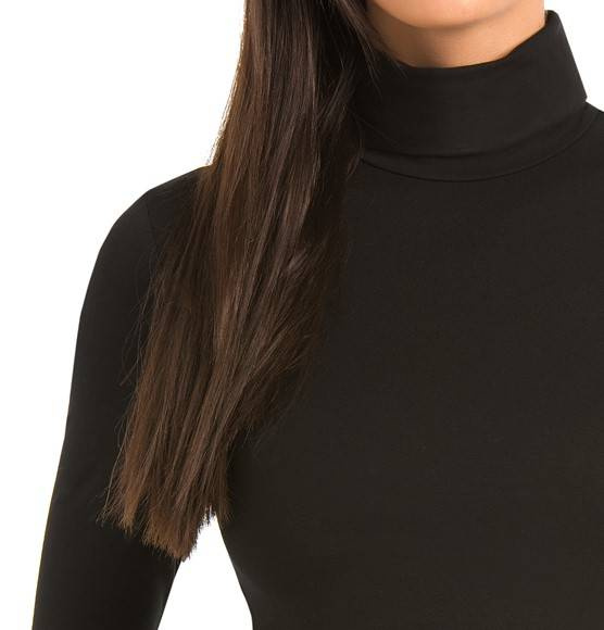 179252 Evelyn Bluzka damska golf Teyli - czarny