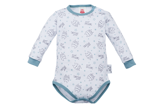 03221PDR "SWEET DREAMS" Body z długim rękawem Makoma paski
