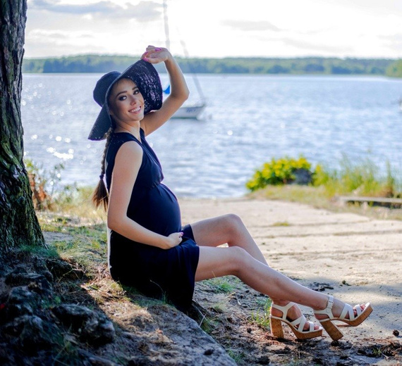 808 Sukienka bez rękawków do karmienia MIRACLE- granat