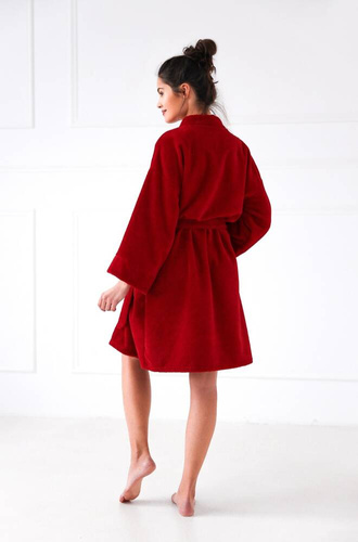 Rolling Szlafrok damski Sensis - czerwony